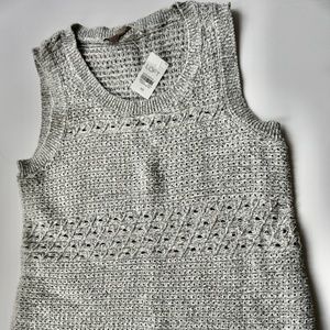 Loft Knitted Sleeveless Vest - New With Tags - Size XS